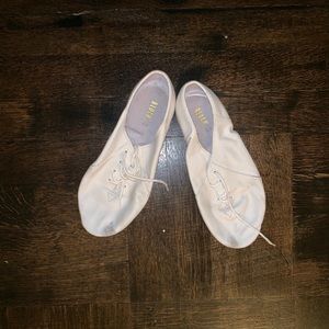 Bloch White Leather Jazz Shoes - image 1